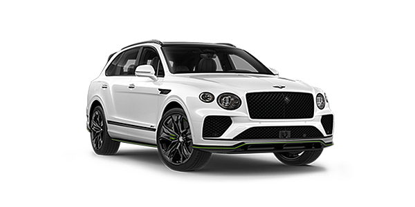 Bentley Istanbul Bentley Bentayga Speed SUV in Snow Quartz Pearlescent by Mulliner white paint