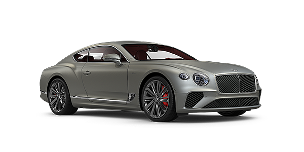 Bentley Istanbul Bentley GT Speed coupe in Extreme Silver paint front 34
