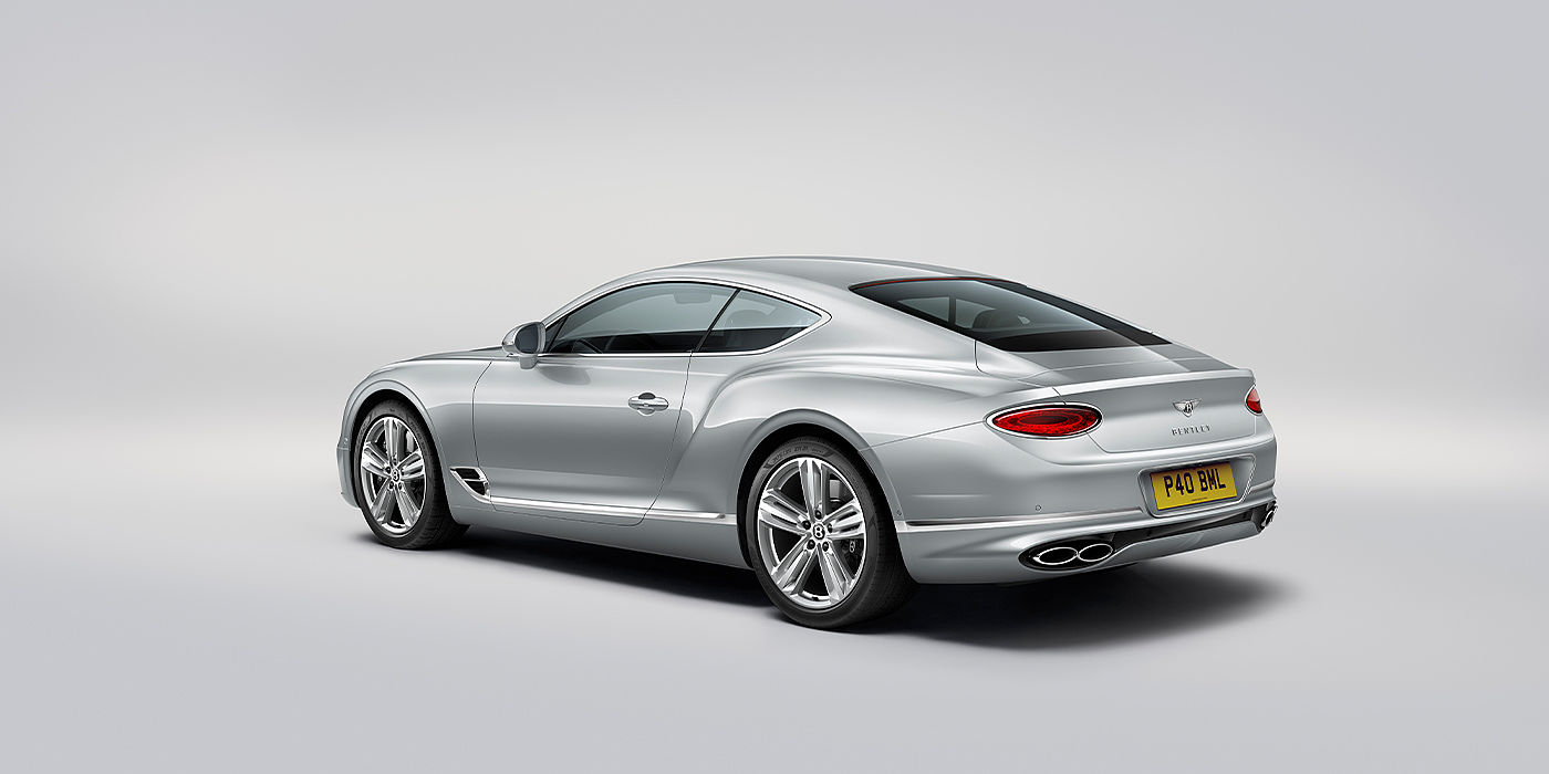 Bentley Istanbul Bentley Continental GT coupe in Moonbeam paint rear 34